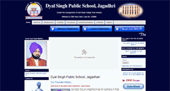 Desktop Screenshot of dspsjagadhari.com